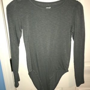 Aerie Green RealSoft Body Suit